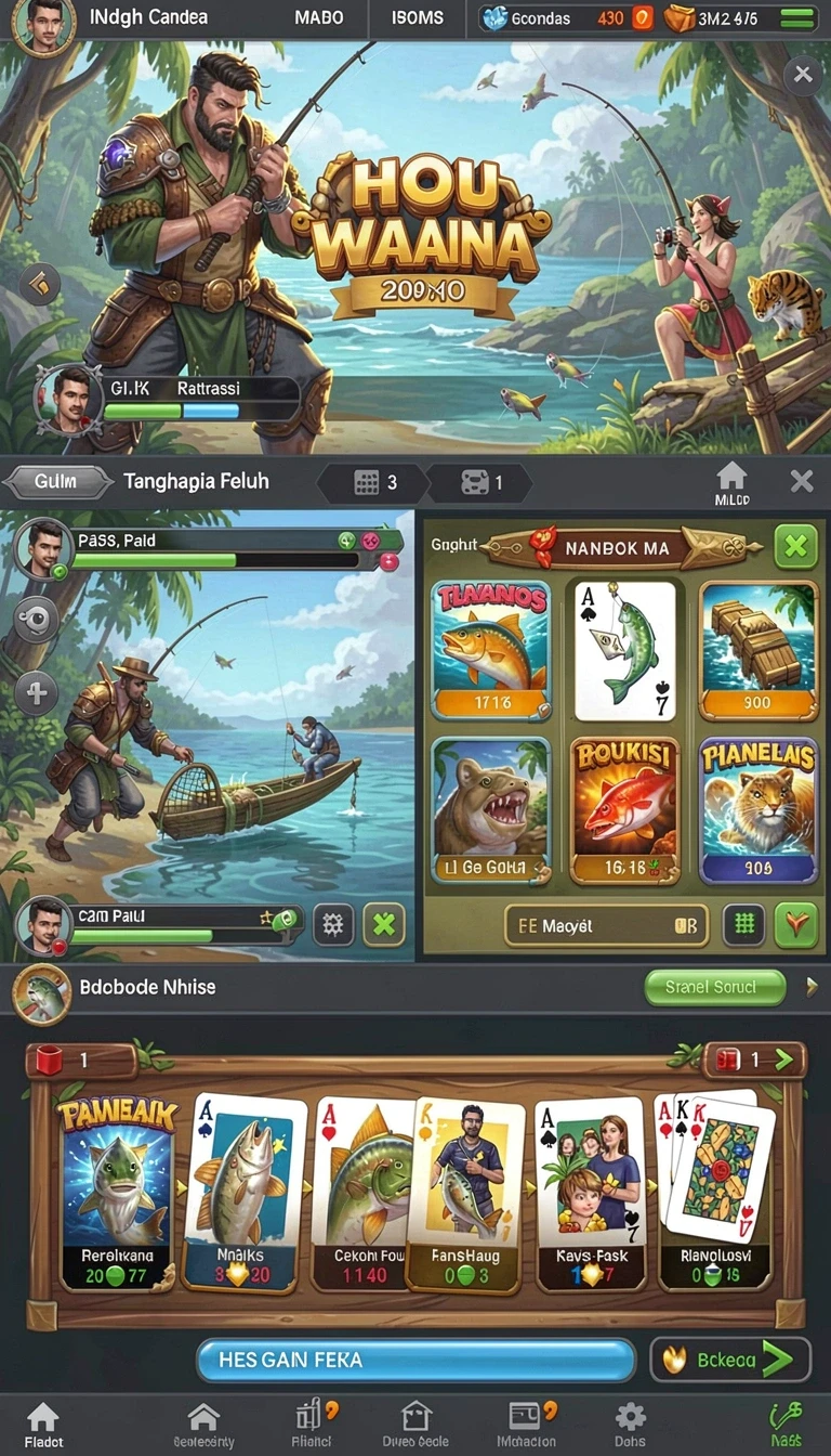 Beragam pilihan permainan menarik dalam aplikasi Download bigmsg APK untuk Android.