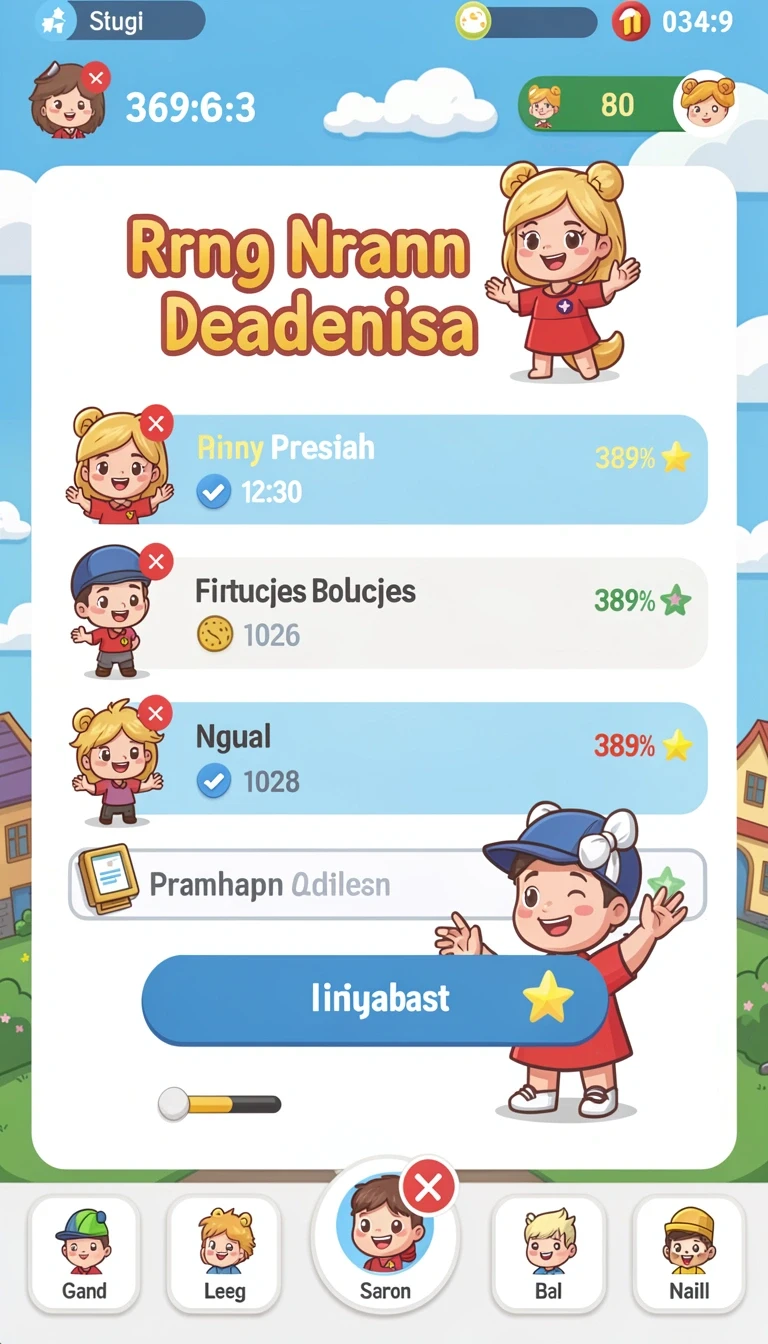 Beragam pilihan permainan menarik dalam aplikasi Download rubah4d APK untuk Android.
